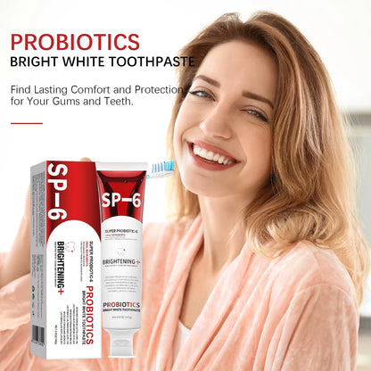 140G SP-6 Probiotic Toothpaste Whitening Tooth Remove Plaque Prevent Dental Caries Oral Hygiene Clean Fresh Breath Gum Oral Care