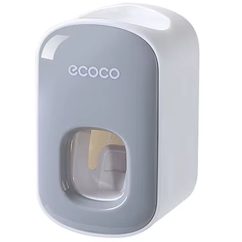 Accesorio de baño Dispensador automático de pasta de dientes con soporte para cepillos de pared